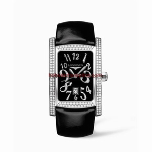 Longines DolceVita XL Stainless Steel Diamond Black (L5.686.0.57.2)