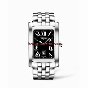 Longines DolceVita XL Stainless Steel Black Roman (L5.686.4.79.6)