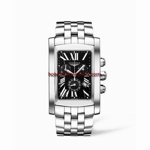Longines DolceVita XL Chronograph Stainless Steel Black Roman (L5.687.4.79.6)