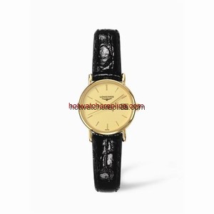 Longines Presence 23.5 Quartz Gold Yellow Stick (L7.490.6.32.2)
