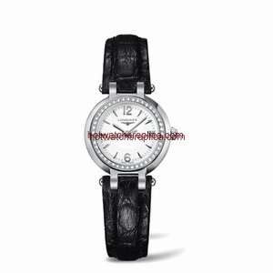 Longines PrimaLuna Quartz 26.5 Leather Diamond Arabic (L8.110.0.16.2)