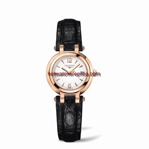 Longines PrimaLuna Quartz 26.5 Pink Gold Leather (L8.110.8.16.2)