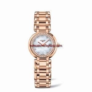 Longines PrimaLuna Quartz 26.5 Pink Gold Diamond MOP (L8.110.9.87.6)