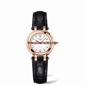 Longines PrimaLuna Automatic 26.5 Pink Gold Leather Arabic (L8.111.8.16.2)