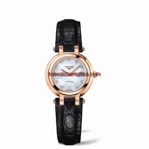 Longines PrimaLuna Automatic 26.5 Pink Gold Leather MOP (L8.111.8.87.2)