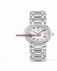 Longines PrimaLuna Quartz 30 Two Tone Pink Diamond (L8.112.5.79.6)