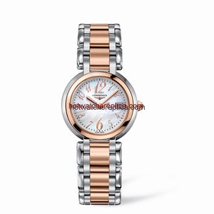 Longines PrimaLuna Quartz 30 Two Tone Pink Funky MOP (L8.112.5.83.6)