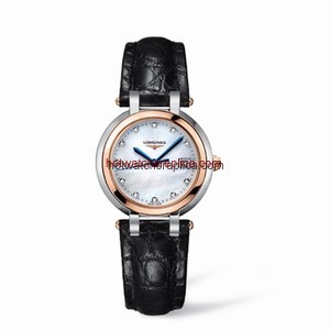 Longines PrimaLuna Quartz 30 Two Tone Pink Leather MOP (L8.112.5.87.2)