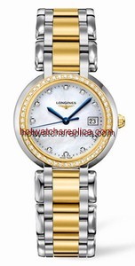 Longines PrimaLuna Quartz 30 Two Tone Diamond MOP (L8.112.5.95.6)