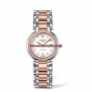 Longines PrimaLuna Automatic 30 Two Tone Pink Diamond Arabic (L8.113.5.19.6)