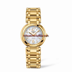 Longines PrimaLuna Automatic 30 Yellow Gold Funky MOP (L8.113.6.83.6)