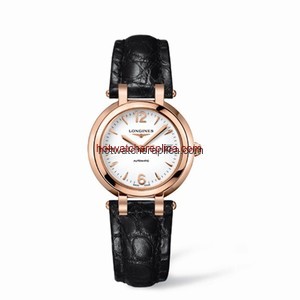 Longines PrimaLuna Automatic 30 Pink Gold Leather Arabic (L8.113.8.16.2)