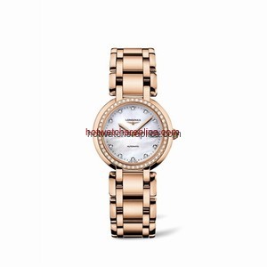 Longines PrimaLuna Automatic 30 Pink Gold Diamond MOP (L8.113.9.87.6)