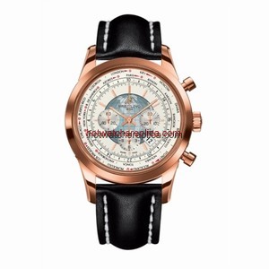 Breitling Transocean Chronograph Unitime Red Gold / Silver / Calf (RB0510U0.A733.441X.R20BA.1)