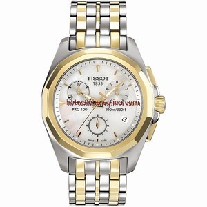 Tissot PRC 100 Quartz Chronograph Two Tone (T0082172211100)