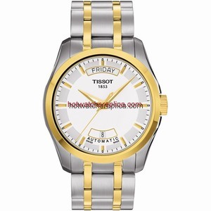 Tissot Couturier Automatic Day-Date Two Tone (T0354072201100)