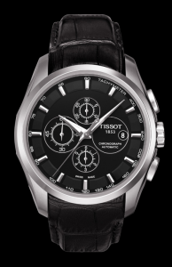 Tissot Couturier Automatic Chronograph Black / Strap (T0356271605100)
