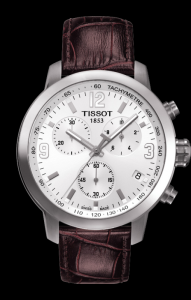 Tissot PRC 200 Quartz Chronograph Silver Leather (T0554171601701)