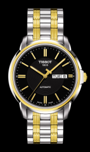 Tissot Automatics III Two Tone Black (T0654302205100)