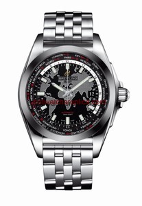 Breitling Galactic Unitime SleekT Black (WB3510U4/BD94/375A)