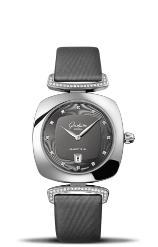 Glashutte Original Pavonina Steel Grey Diamond Lug (1-03-01-06-12-02) Glashutte Original Pavonina Steel Grey Diamond Lug (1-03-01-06-12-02)