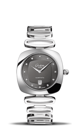 Glashutte Original Pavonina Steel Grey Diamond Bracelet (1-03-01-06-12-14)