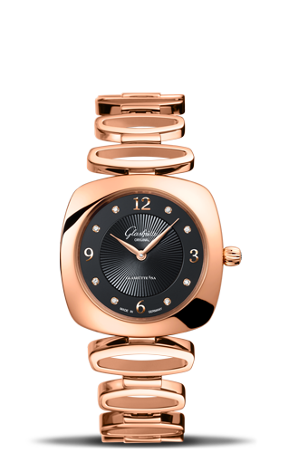 Glashutte Original Pavonina Gold Black Bracelet Arab (1-03-02-09-05-14) Glashutte Original Pavonina Gold Black Bracelet Arab (1-03-02-09-05-14)