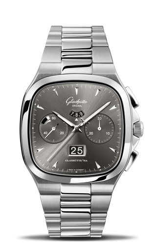 Glashutte Original Seventies Chronograph Panorama Date Ruthenium Bracelet (1-37-02-01-02-70) Glashutte Original Seventies Chronograph Panorama Date Ruthenium Bracelet (1-37-02-01-02-70)