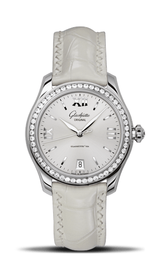 Glashutte Original Lady Serenade Silver Diamond Bezel Clasp (1-39-22-02-22-04) Glashutte Original Lady Serenade Silver Diamond Bezel Clasp (1-39-22-02-22-04)