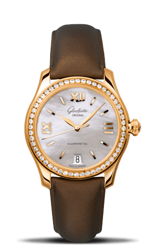Glashutte Original Lady Serenade Gold MOP Diamond Bezel (1-39-22-09-11-04)