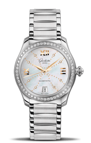 Glashutte Original Lady Serenade MOP Index Line Diamond Bezel Bracelet (1-39-22-12-22-34) Glashutte Original Lady Serenade MOP Index Line Diamond Bezel Bracelet (1-39-22-12-22-34)