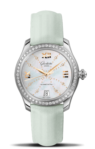 Glashutte Original Lady Serenade Gold MOP Index Line Diamond Bezel (1-39-22-12-22-44) Glashutte Original Lady Serenade Gold MOP Index Line Diamond Bezel (1-39-22-12-22-44)