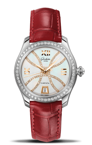Glashutte Original Lady Serenade MOP Diamond Index Line Diamond Bezel (1-39-22-14-22-44) Glashutte Original Lady Serenade MOP Diamond Index Line Diamond Bezel (1-39-22-14-22-44)