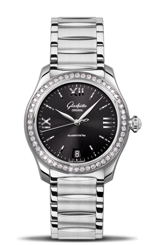 Glashutte Original Lady Serenade Black Diamond Bezel Bracelet (1-39-22-20-22-34) Glashutte Original Lady Serenade Black Diamond Bezel Bracelet (1-39-22-20-22-34)