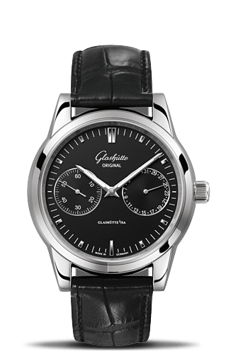 Glashutte Original Senator Hand Date Black Bracelet (1-39-58-01-02-04) Glashutte Original Senator Hand Date Black Bracelet (1-39-58-01-02-04)