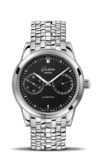 Glashutte Original Senator Hand Date Black Bracelet (1-39-58-01-02-14) Glashutte Original Senator Hand Date Black Bracelet (1-39-58-01-02-14)