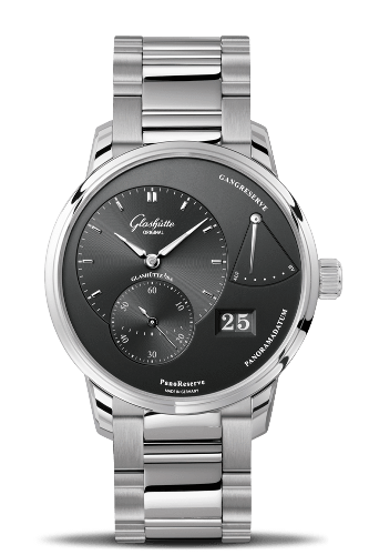 Glashutte Original PanoReserve Stainless Steel Grey Bracelet (1-65-01-23-12-24) Glashutte Original PanoReserve Stainless Steel Grey Bracelet (1-65-01-23-12-24)