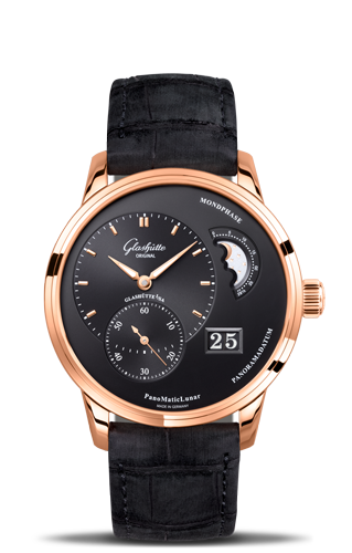Glashutte Original PanoMatic Lunar Red Gold Black Nubuck (1-90-02-49-35-31) Glashutte Original PanoMatic Lunar Red Gold Black Nubuck (1-90-02-49-35-31)