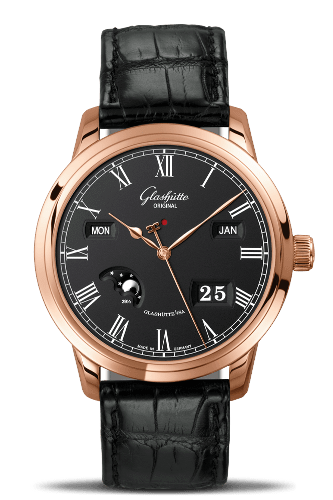 Glashutte Original Senator Perpetual Calendar Red Gold Black (100-02-25-05-05) Glashutte Original Senator Perpetual Calendar Red Gold Black (100-02-25-05-05)