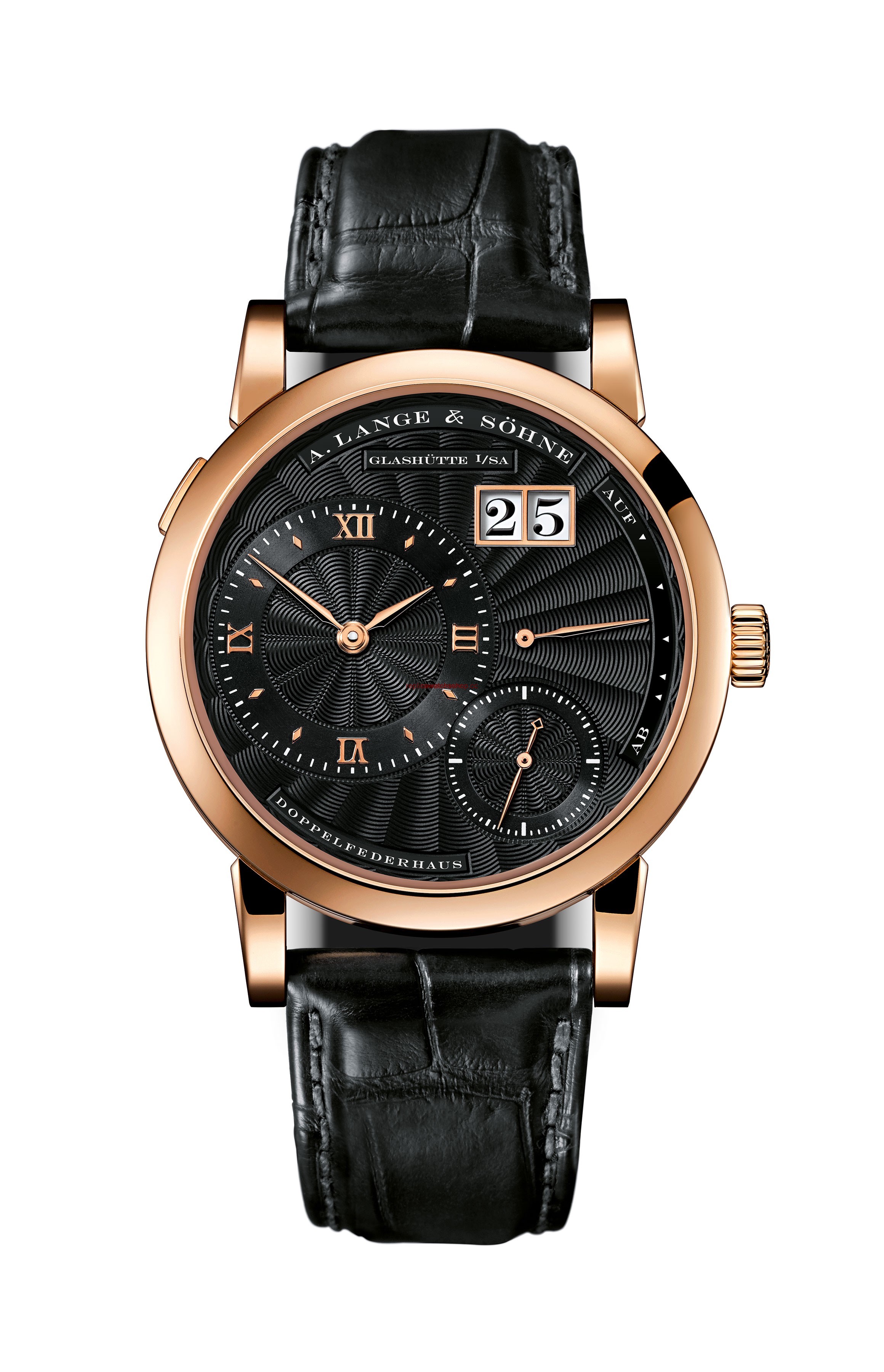 A. Lange & Sohne Lange 1 20th Anniversary Pink Gold Black (101.065) A. Lange & Sohne Lange 1 20th Anniversary Pink Gold Black (101.065)