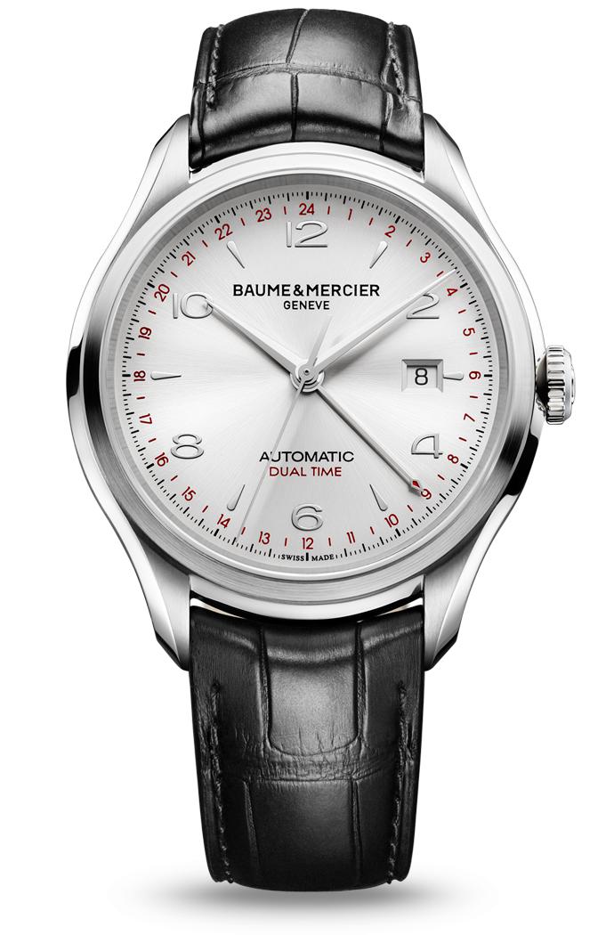 Baume & Mercier Clifton GMT Silver (10112) Baume & Mercier Clifton GMT Silver (10112)