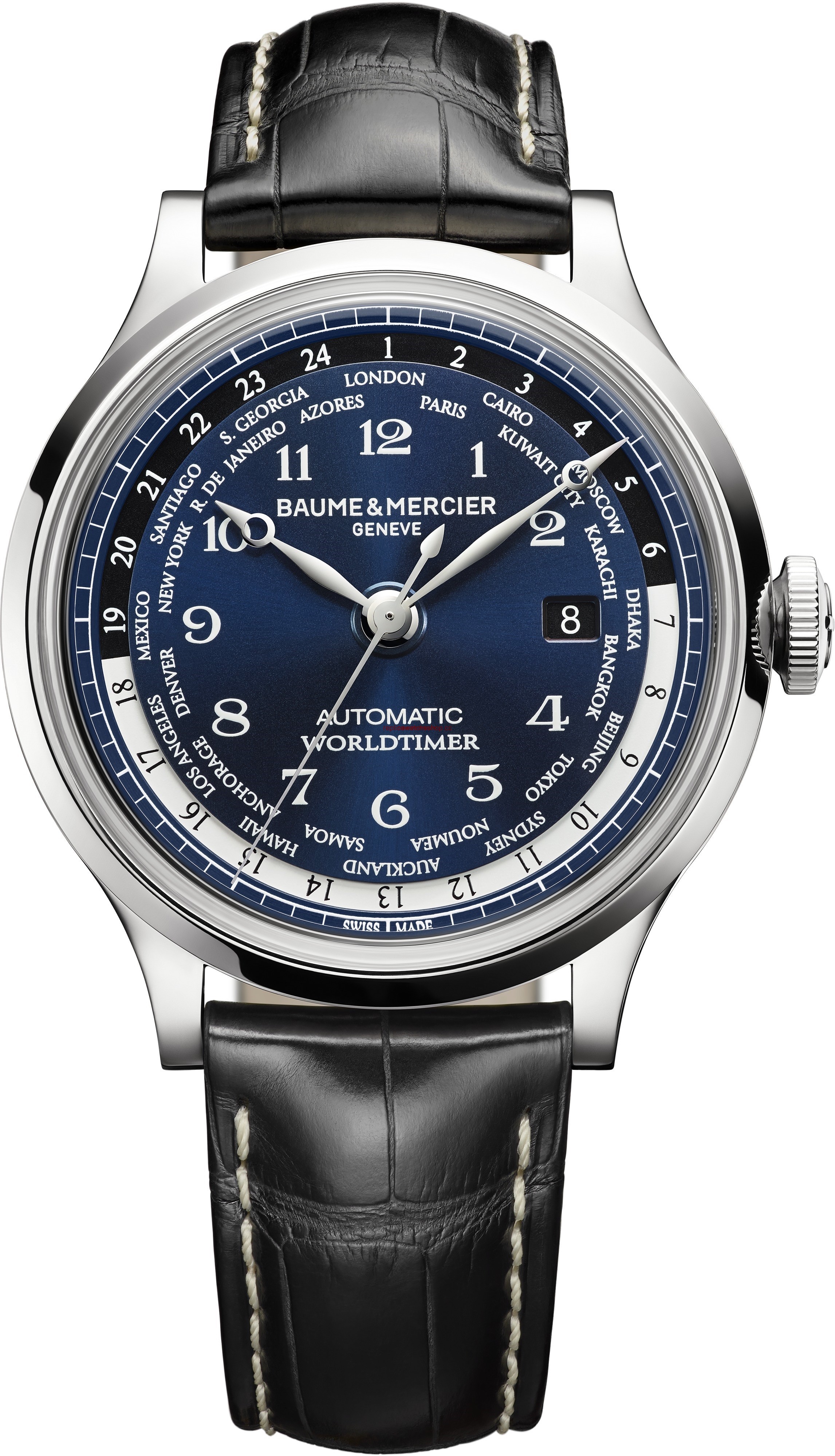 Baume & Mercier Capeland Worldtimer Limited Edition (10135) Baume & Mercier Capeland Worldtimer Limited Edition (10135)