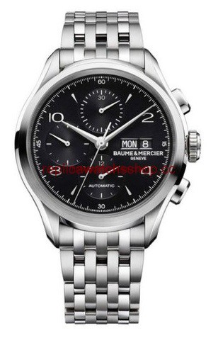 Baume & Mercier Clifton Chronograph Black Bracelet (10212) Baume & Mercier Clifton Chronograph Black Bracelet (10212)