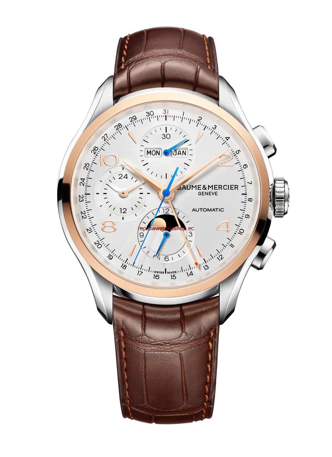 Baume & Mercier Clifton Chronograph Complete Calendar Two Tone (10280) Baume & Mercier Clifton Chronograph Complete Calendar Two Tone (10280)