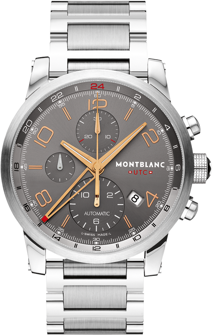 Montblanc TimeWalker Chrono Voyager UTC Steel (107303) Montblanc TimeWalker Chrono Voyager UTC Steel (107303)