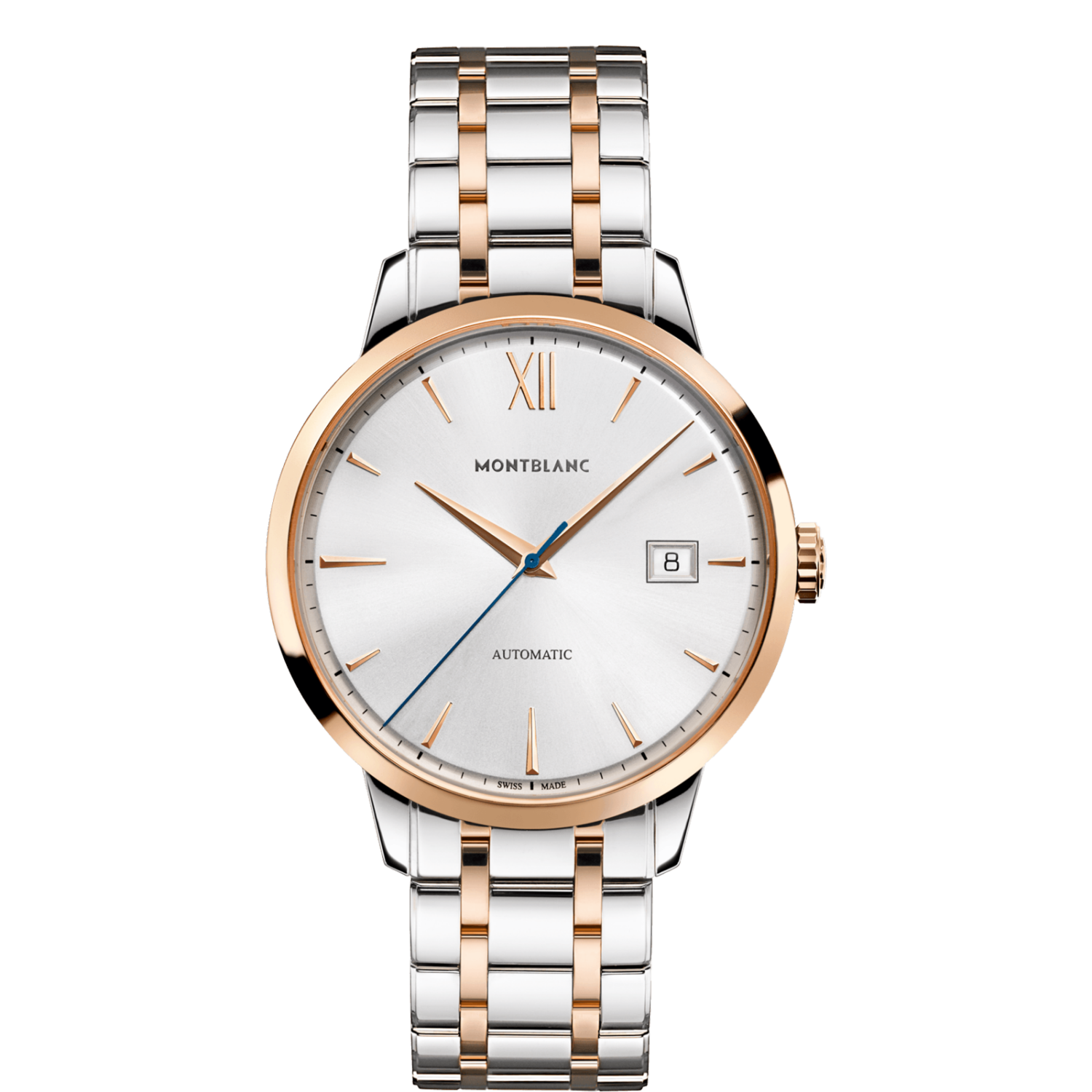 Montblanc Heritage Spirit Date Automatic 39mm Two Tone Bracelet (111625) Montblanc Heritage Spirit Date Automatic 39mm Two Tone Bracelet (111625)