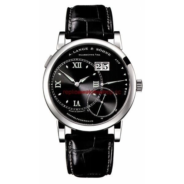 A. Lange & Sohne Grand Lange 1 Luminous White Gold / Black (115.028) A. Lange & Sohne Grand Lange 1 Luminous White Gold / Black (115.028)