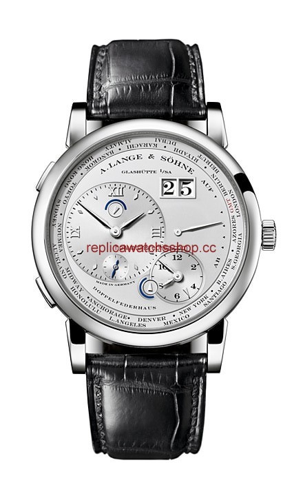 A. Lange & Sohne Lange 1 TimezonePlatinum (116.025) A. Lange & Sohne Lange 1 TimezonePlatinum (116.025)