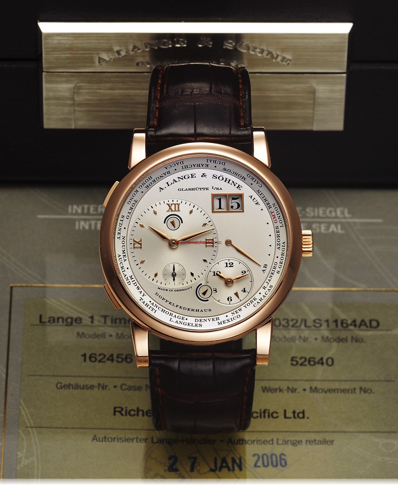 A. Lange & Sohne Lange 1 Timezone (116.032) A. Lange & Sohne Lange 1 Timezone (116.032)