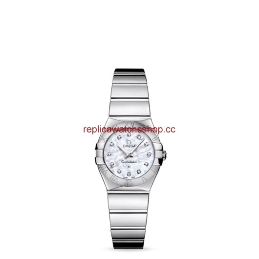 Omega Constellation 24mm Quartz Polished MOP Diamond (123.10.24.60.55.002) Omega Constellation 24mm Quartz Polished MOP Diamond (123.10.24.60.55.002)